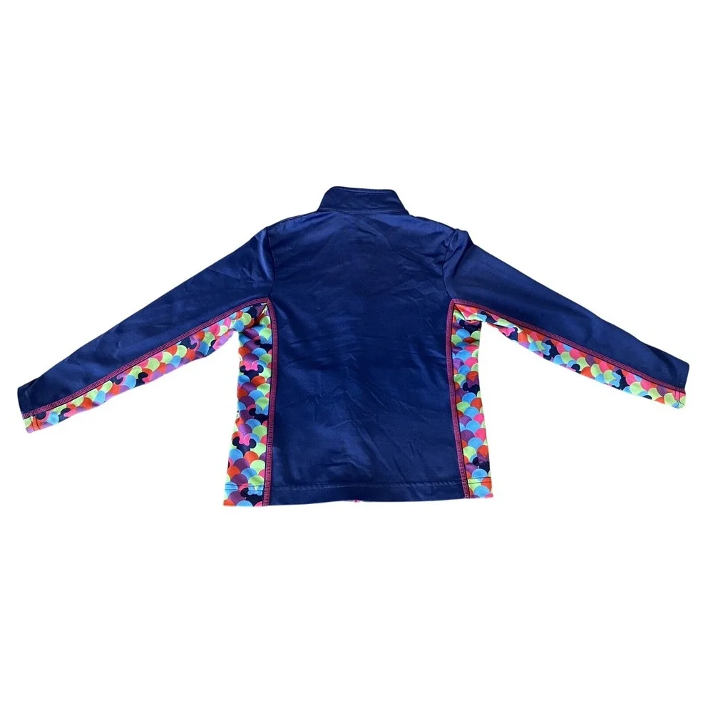 Disney Parks Girls Disneyland‎ Minnie Mouse Track Jacket Navy XS coat zip travel